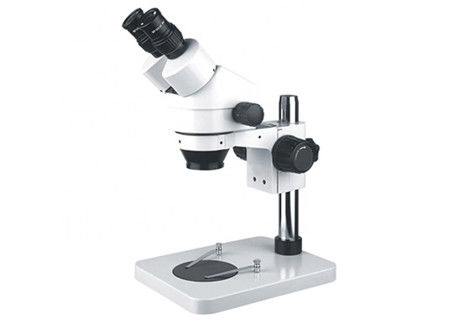 microscopio stereo dello zoom binoculare 7-45X con il LED Ring Light