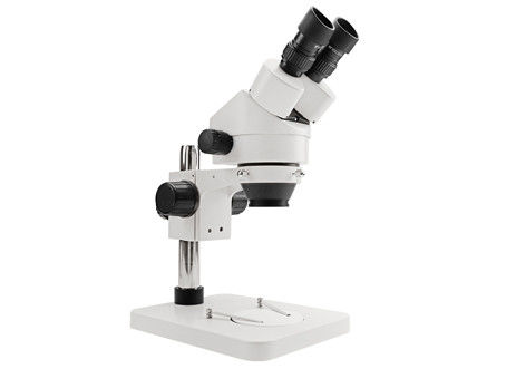 WF10X 45X ha condotto la metallografia stereo di biologia del microscopio binoculare dello zoom del microscopio della lampada