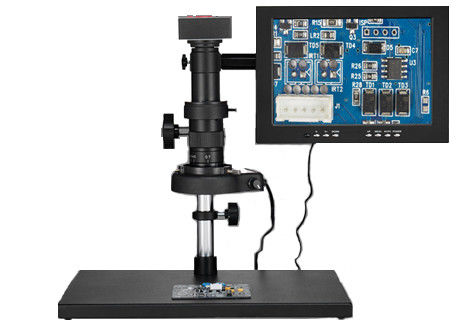 Video microscopio di saldatura elettronico di Digital 3D 4K con la macchina fotografica