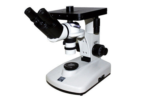 6V binoculare 12W ha invertito il composto ottico 100X metallurgico 1250X del microscopio
