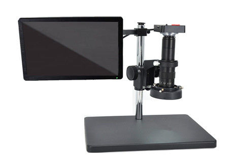 Microscopio ottico di Digital della macchina fotografica che misura PWB che salda la lente del C-supporto 10X-180X