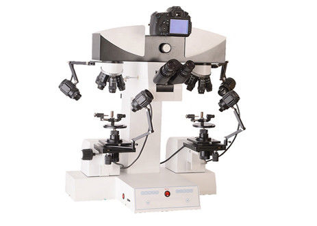 macchina fotografica digitale legale di Trinocular del microscopio di confronto di 12V 50W 2X 240X