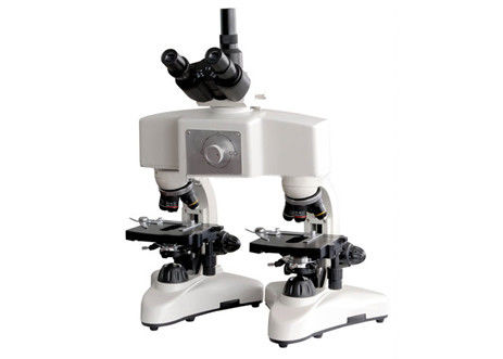 qualità  White Forensic Comparison Microscope 40X 100x Magnification Microscope Fabbrica