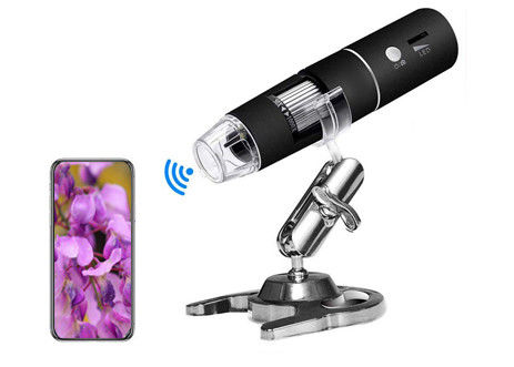 qualità  LED USB Wifi Optical Digital Microscope 1080P HD 2MP 1000X Monocular Fabbrica