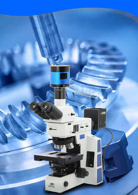 Profondità di campo eccellente di ricerca 3D Full Auto, microscopio metallurgico dritto