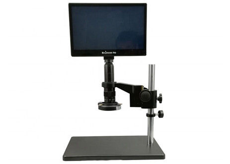 Affissione a cristalli liquidi ottica a 8 pollici LED Ring Metal Hardware del microscopio del PWB Digital