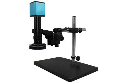 Braccio 0.7X 4.5X Drawtube monoculare del microscopio del supporto dell'asta di illuminazione del LED