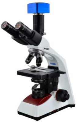 Microscopio biologico Trinocular WF10X 18mm del laboratorio 40X-1000X per migliorare