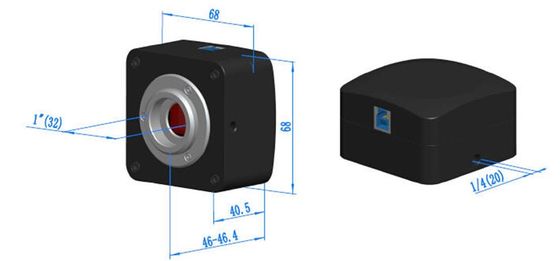 101,2 le risoluzioni dell'hardware della macchina fotografica 640x480 del microscopio di FPS il Cmos USB variano 3M Pixel